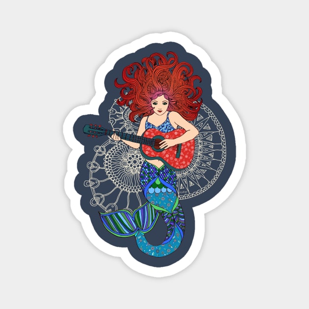 Musical Mermaid Magnet by micklyn