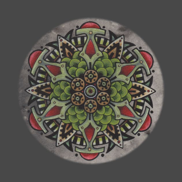 Photosynthesis Mandala T-shirt by Michael Gardner