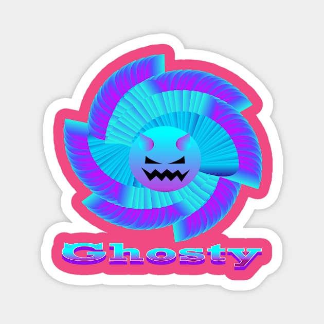 GHOSTY EXPANDS Magnet by GHOSTY