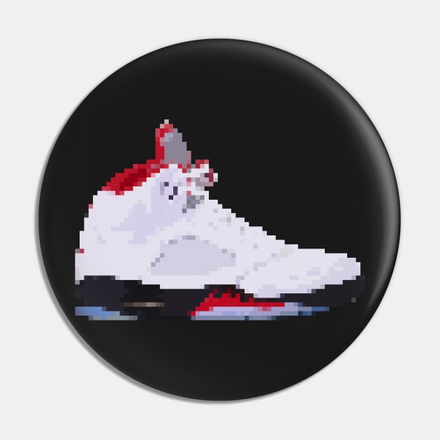 AIR JORDAN V RETRO PIXELATED ART SHOE COLLECTION Pin by Buff Geeks Art