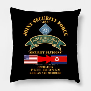 Operation Paul Bunyan - Joint Security Force - Korea Pillow