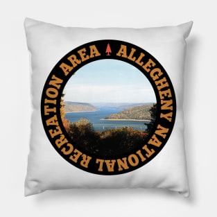 Allegheny National Recreation Area circle Pillow