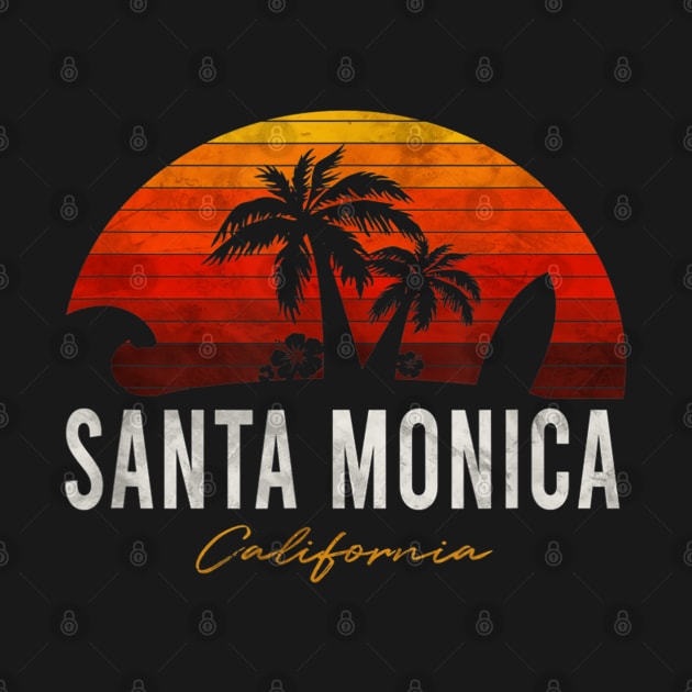 Santa Monica Beach California by Christyn Evans