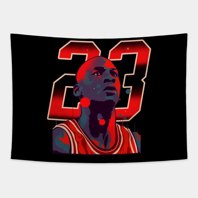 Michael Jordan Tapestry by Heymoonly