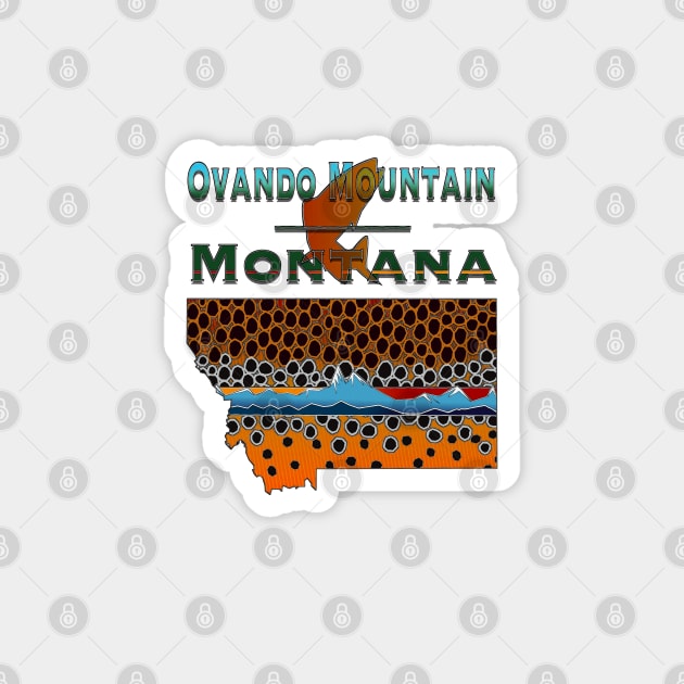 OVANDO BLACKFOOT MONTANA II Magnet by MikaelJenei