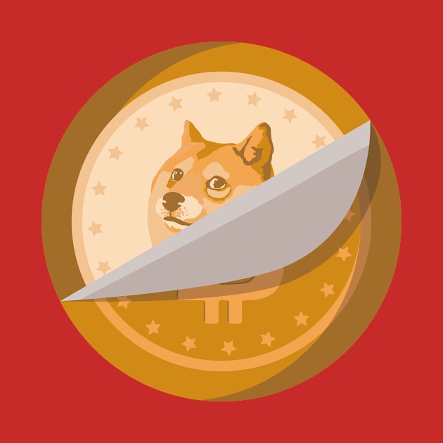 Dogecoin the New Bitcoin Crypto Design by Popculture Tee Collection