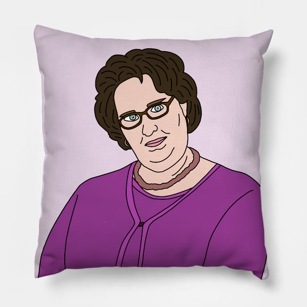 Phyllis Vance Pillow by Eclipse in Flames