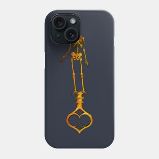 Skeleton Key (back print) Phone Case