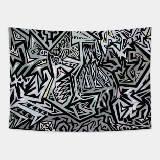 Abstract Wreckage Tapestry
