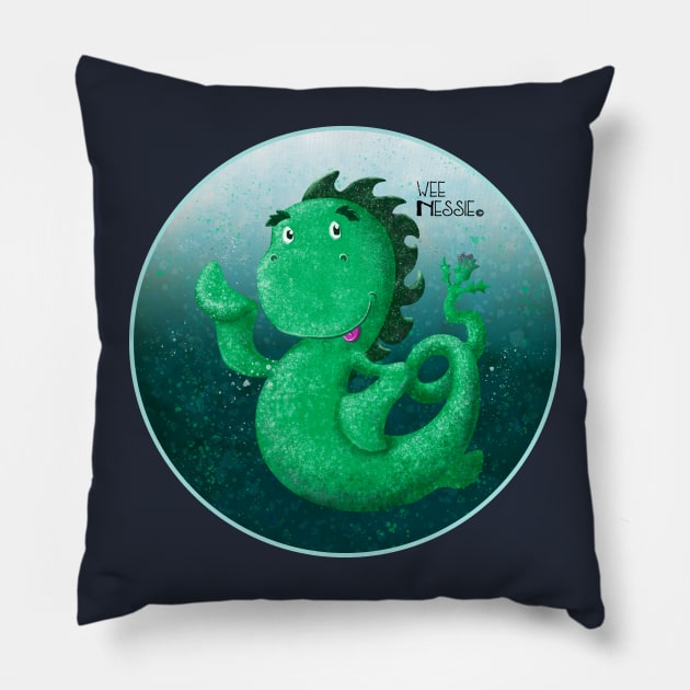 Wee Nessie Undersea Pillow by brodyquixote
