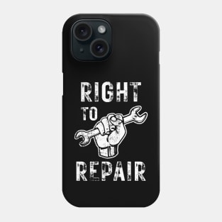 Right to Repair Fist with Wrench Phone Case