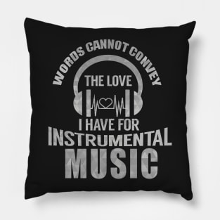 Instrumental Music Lovers Pillow