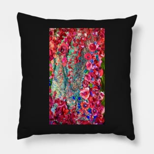 Poppies, Cornflowers and Barley Pillow