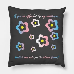 Delicate Flower - Trans Pillow