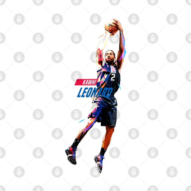 Kawhi Leonard Low Poly by pxl_g