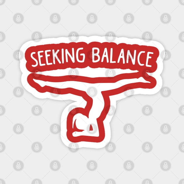 Seeking Balance Magnet by Andreeastore  