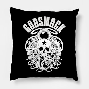 Godsmack skull vintage Pillow