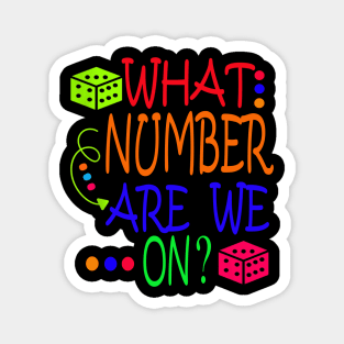 What Number Are We On Funny Bunco Magnet
