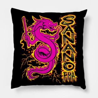 Sanano FMA Dragon Fire Pink Pillow