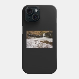 Sgwd Gwladys in Winter Phone Case