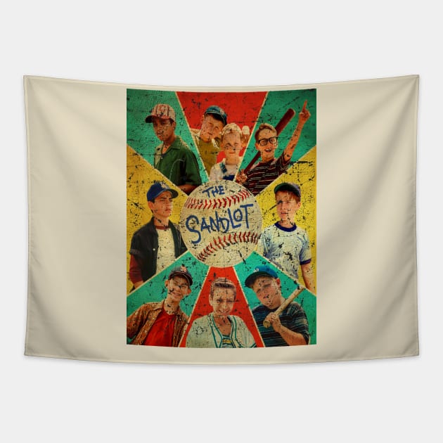 The Sandlot Gang vintage Tapestry by donatkotak