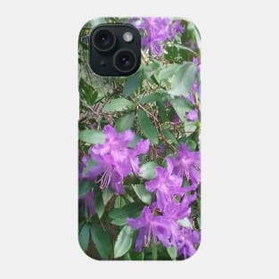 Purple Flowers Nature Photography Pacific Northwest Phone Case