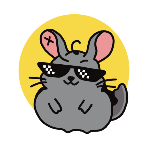 Chinzhilla My School President Mascot Logo (Small Version) by Orimei