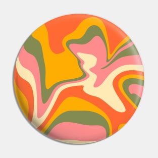 Retro Groovy Lava Lamp Pin