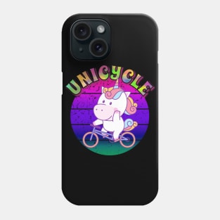 Unicorn On A Bicycle – Unicycle Phone Case