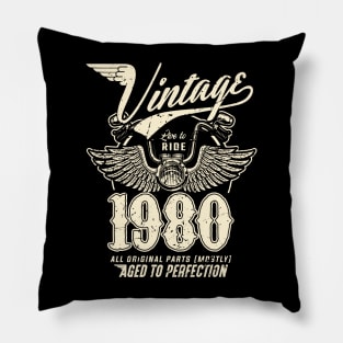 40th birthday gifts for men and women 1980 gift 40 years old Pillow