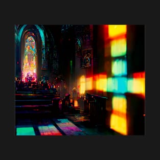 God Rays in Church T-Shirt