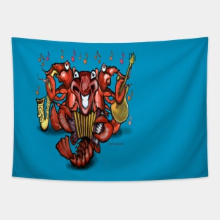 Crawfish Band Tapestry