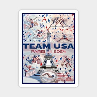 Team USA - Paris 2024 (Version 3) Magnet