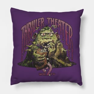 Thriller Theater Popcorn Monster 1971 Pillow