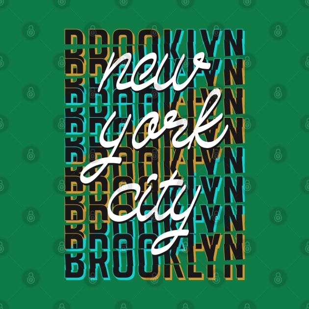 Brooklyn new York city by Mako Design 