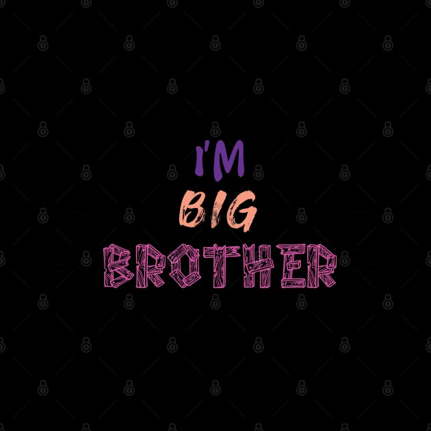 big brother t-shirt by tedd