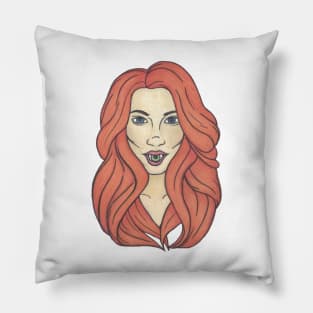 Redhead Cannibal Pillow