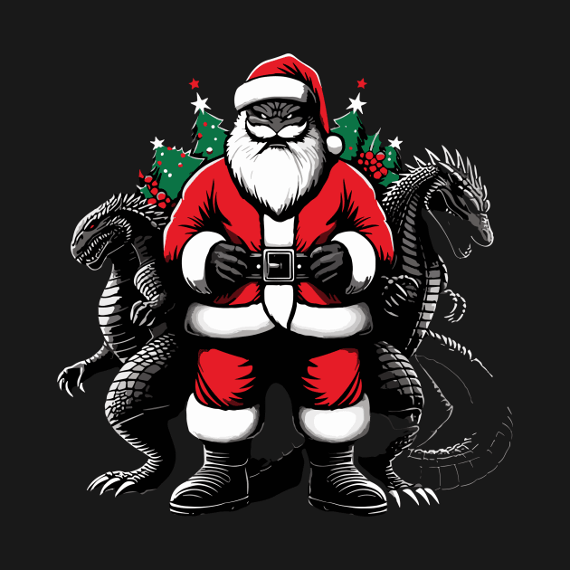 Godzilla - xmas by Rizstor