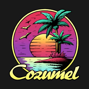 Cozumel summer sunset Sun T-Shirt