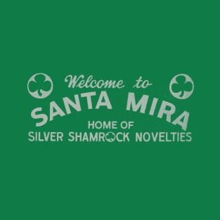 Halloween 3 Santa Mira Silver Shamrock Novelties T-Shirt