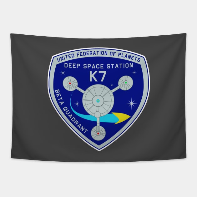 Deep Space Station K7 Tapestry by PopCultureShirts