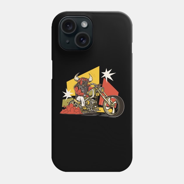 Bull Rider Cool Phone Case by Life2LiveDesign