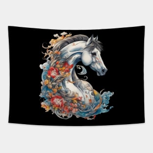 Horse Tattoo Tapestry