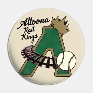 Defunct Altoona Rail Kings Baseball Team Pin