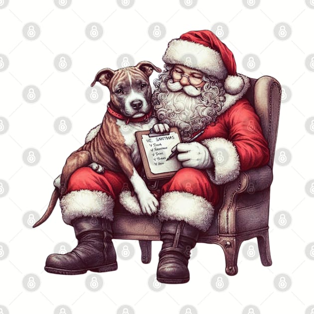 Making a List - Pit bull Terrier by ZogDog Pro