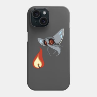 Mothman to flame Phone Case