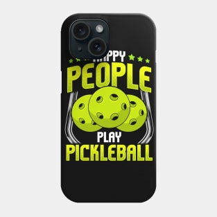 Happy People Play Pickleball Phone Case