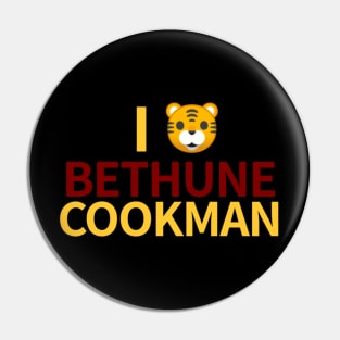 I Cat Emoji Bethune Cookman Pin