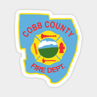 Cobb County Fire Department logo2 Magnet
