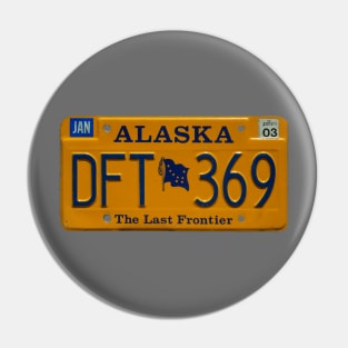 Alaska The Last Frontier Pin